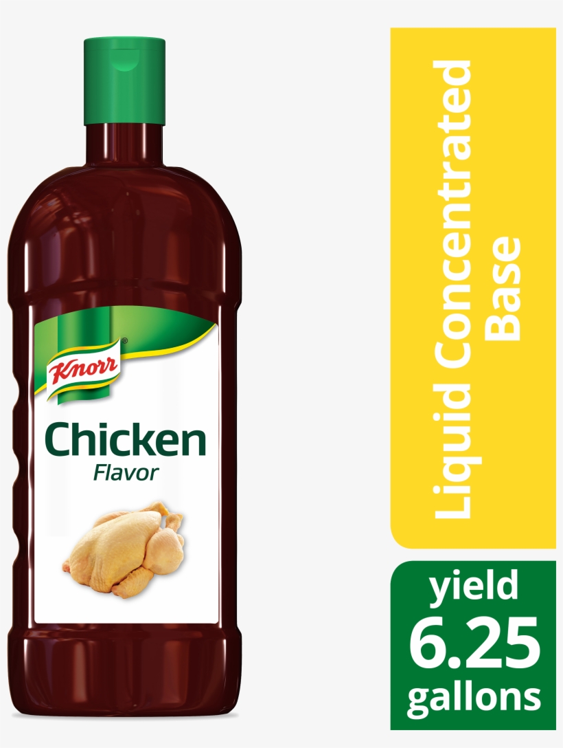 Knorr® Liquid Concentrated Base Chicken 32 Ounces, - Knorr Chicken Base, transparent png #2624839