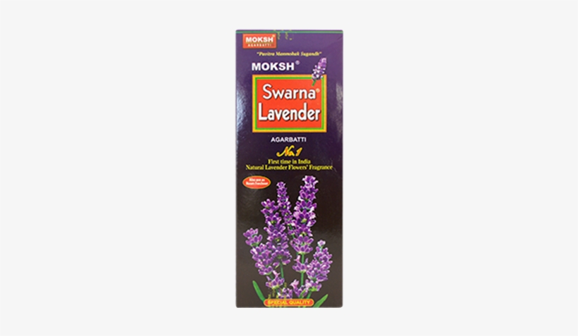 Picture Of Moksh Swarna Lavender Agarbatti 90 G - Moksh Agarbatti, transparent png #2624861