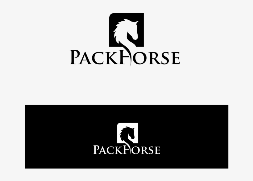 Logo Design By Stynxdylan For Packhorse - Horse Text Logo, transparent png #2625120