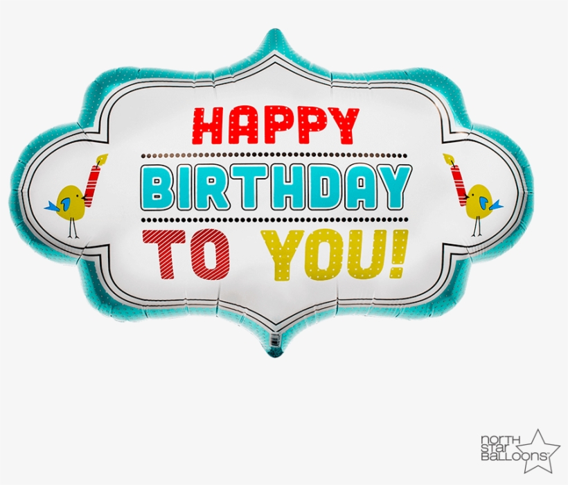 Birthday Dotty Frame 28 In*, transparent png #2625389