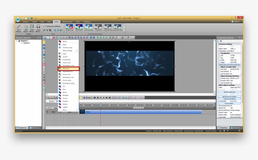 The Second Method Enables You To Make A 'video In Text' - Video Editing Software, transparent png #2626226