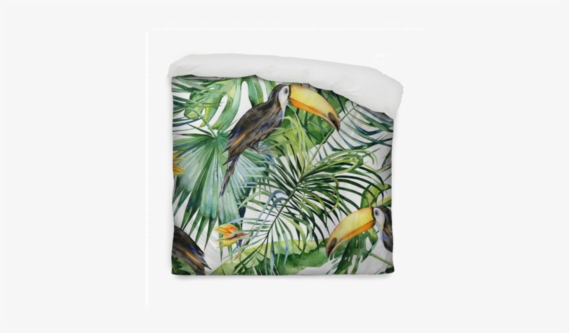 Tropical Leaves, Dense Jungle - Watercolor Illustration Free Jungle, transparent png #2626230