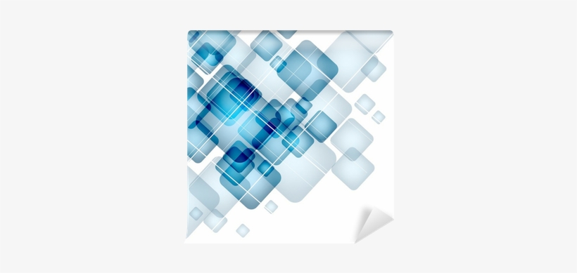 Abstract Background With Transparent Squares - Fondos En Azul Tridimensionales Png, transparent png #2626330