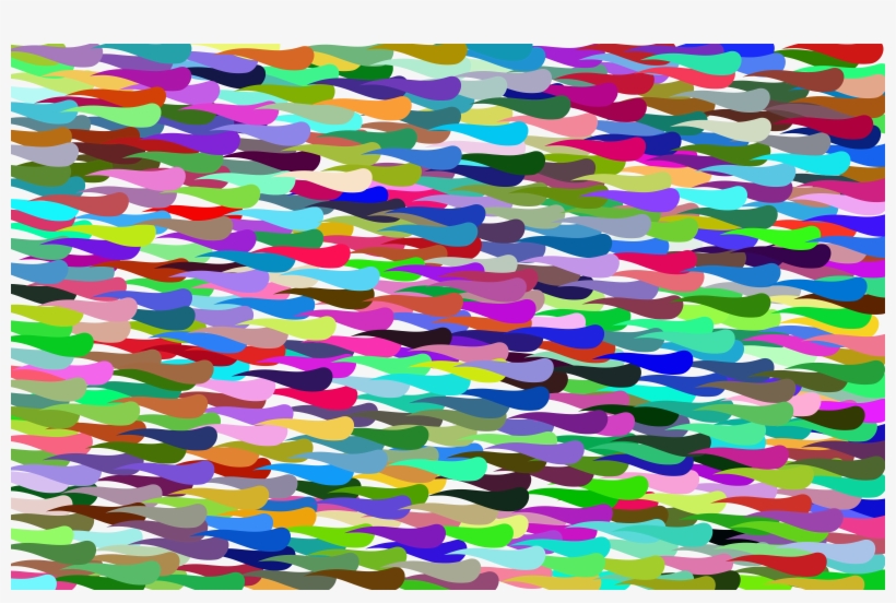 Big Image - Trendy Bunter Abstrakter Hintergrund Große Wanduhr, transparent png #2626379