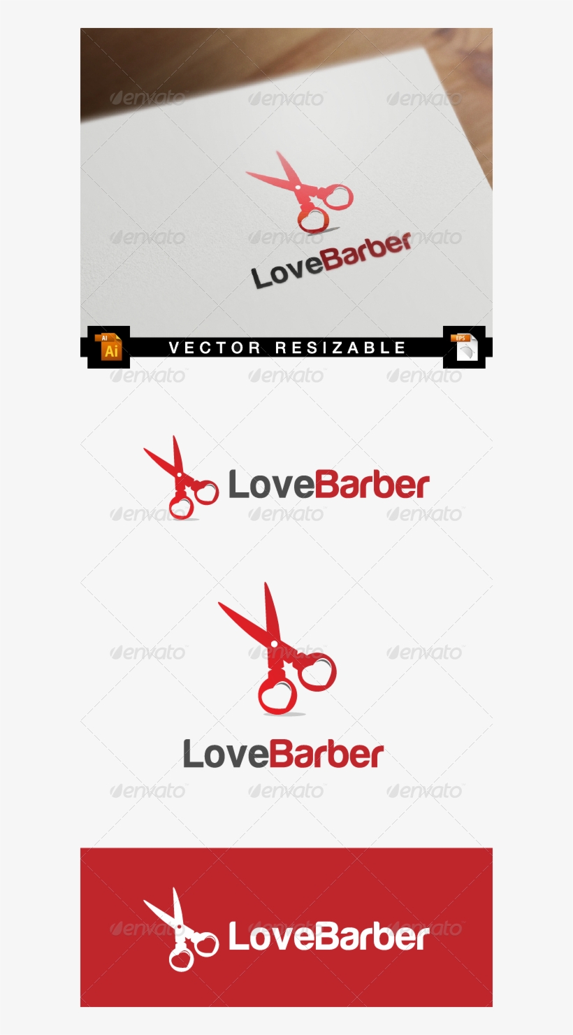 Lovebarber Vector Eps - Barbershop, transparent png #2626934