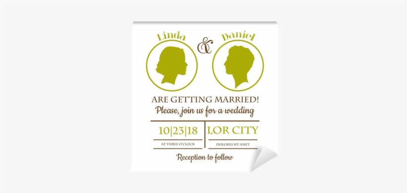 Wedding Invitation Card - Bride & Groom Direct, transparent png #2626989