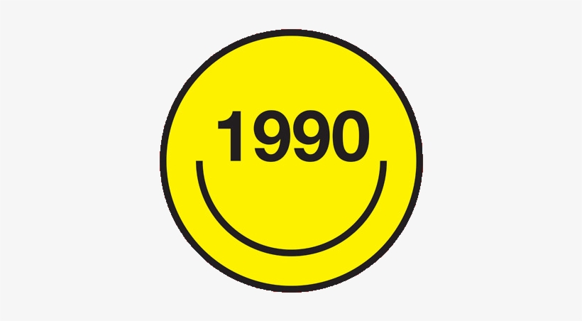 Happy Smile Logo 1990 Png Transparent Smiley Charlton - Portable Network Graphics, transparent png #2627127