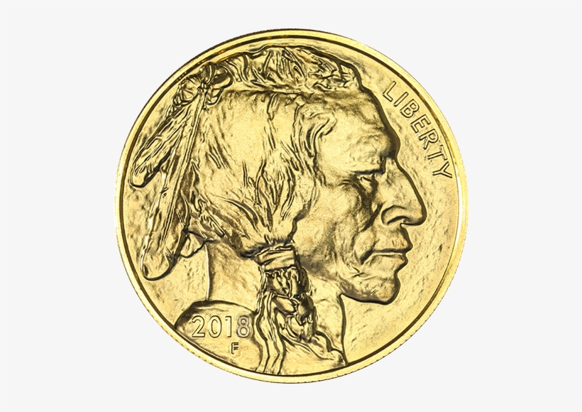 1 Oz American Gold Buffalo - 2018 Gold Buffalo Coin, transparent png #2627226