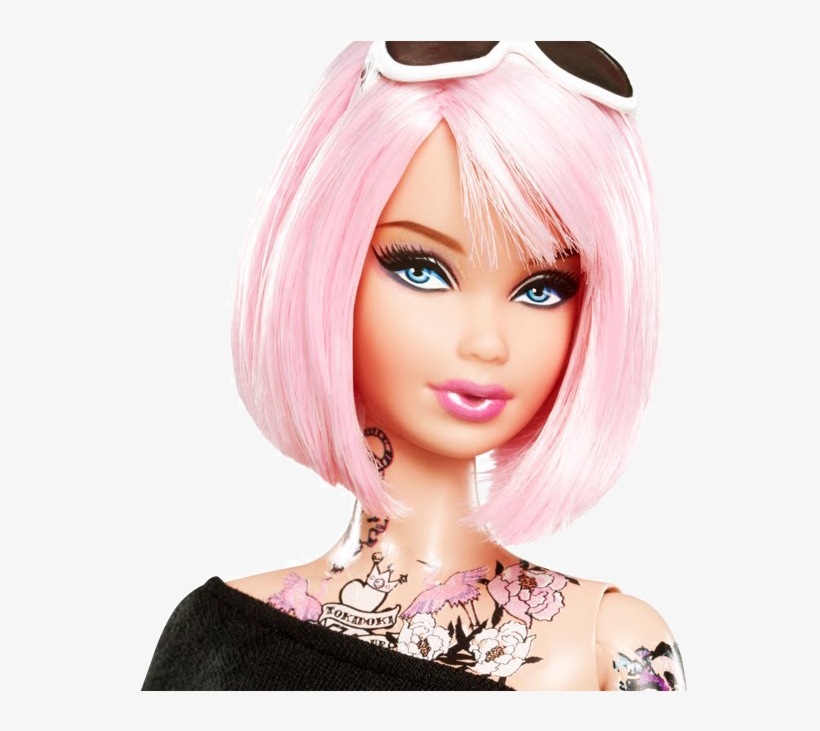 I'm A Barbie Girl In A Barbie World - Barbie With Tattoos, transparent png #2628764
