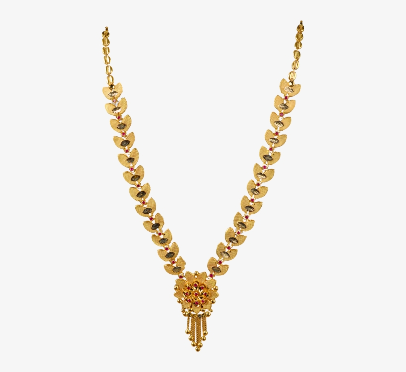 Gold Necklace For Women 22k - Model Necklace Design Gold, transparent png #2628814