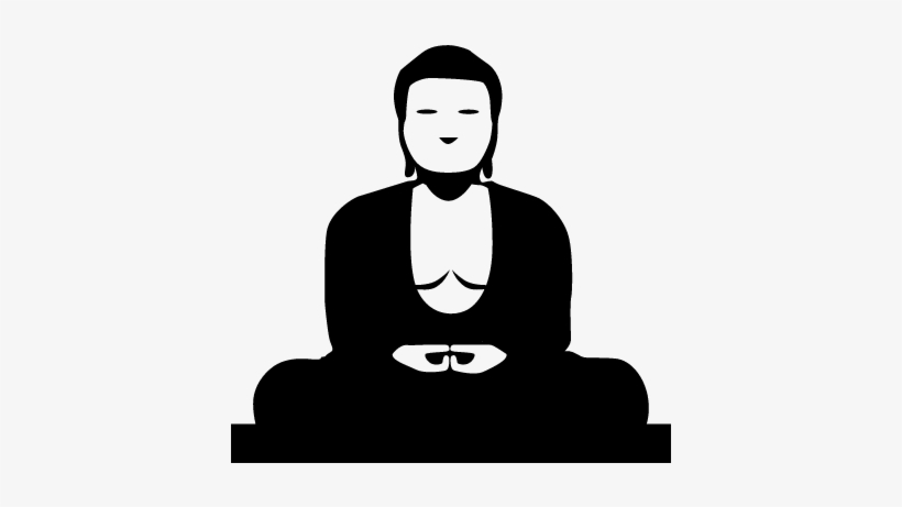 The Great Buddha Of Kamakura Vector - Buddhism Icon Png, transparent png #2628915