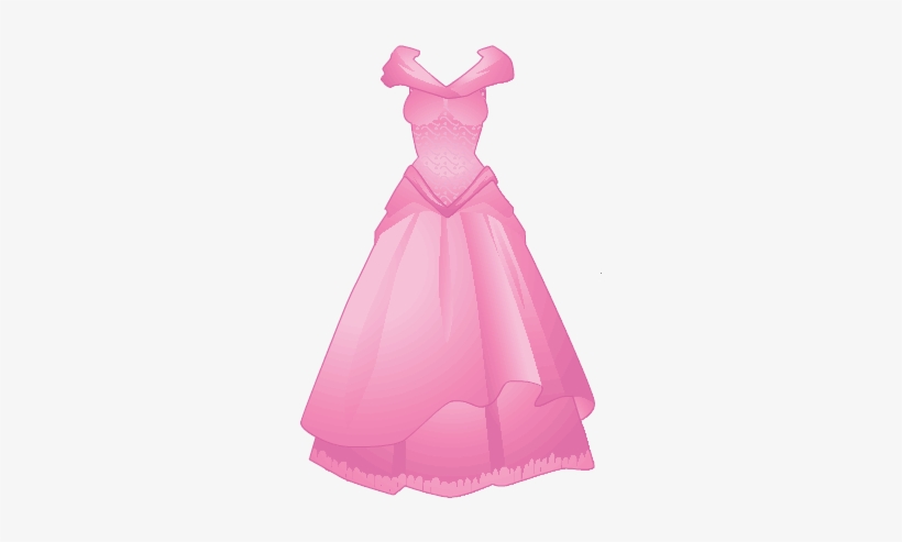 Purple - Pink Princess Dress Clipart, transparent png #2629318