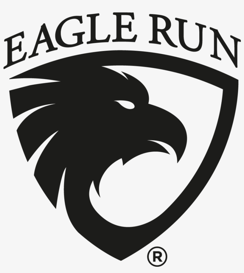Eagle Run Logo Black2 Emblem Free Transparent PNG Download PNGkey