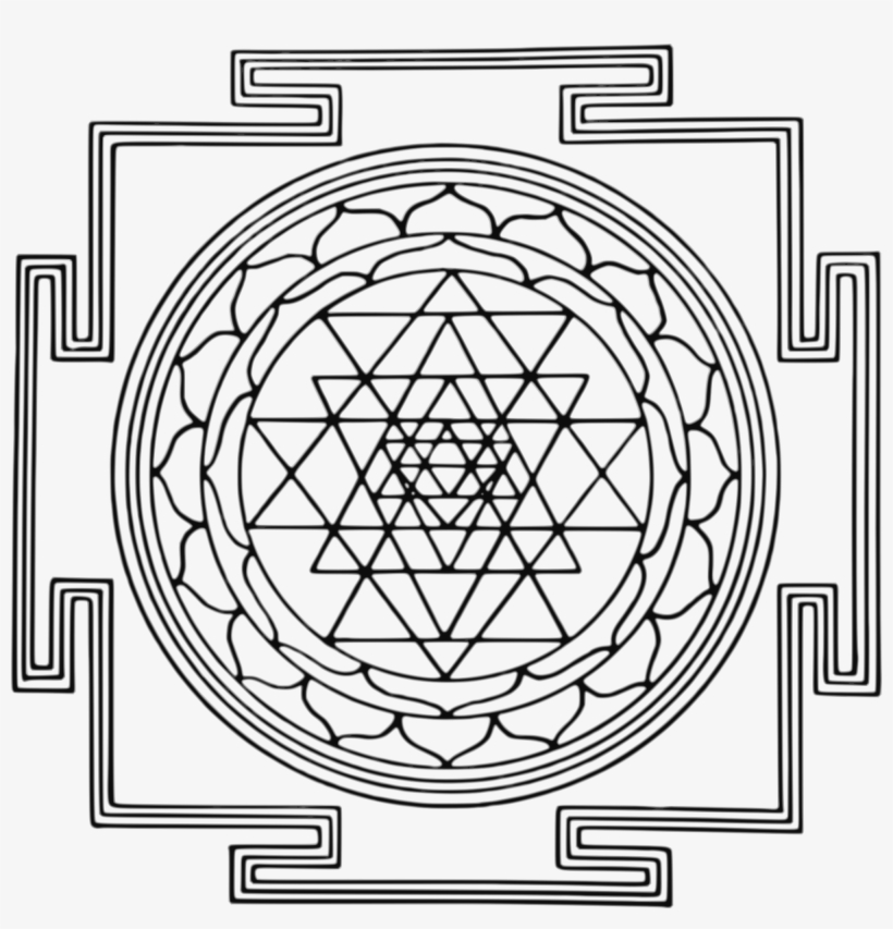 Open - Sri Yantra, transparent png #2629648