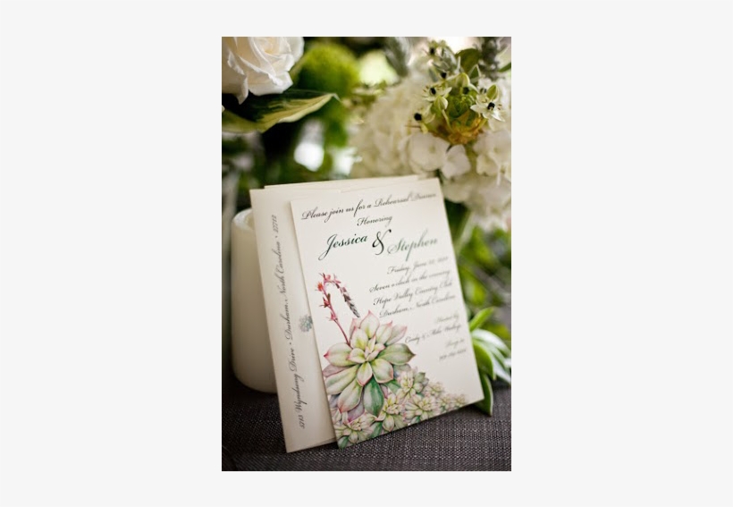Full Wedding Invitation Set - Hydrangea, transparent png #2629707
