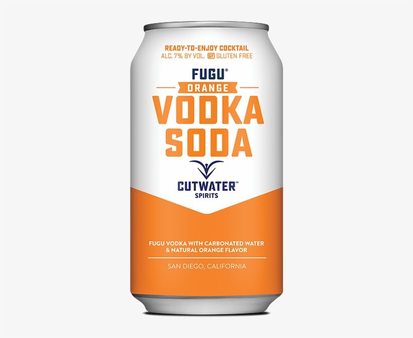 Cutwater Fugu Orange Vodka Soda - Cutwater Rum And Cola, transparent png #2630102