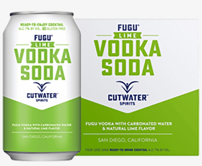 Cutwater Spirits Fugu Lime And Vodka Soda - Dh Spirits Cutwater Spirits Spicy Bloody Mary Mix 32oz, transparent png #2630212