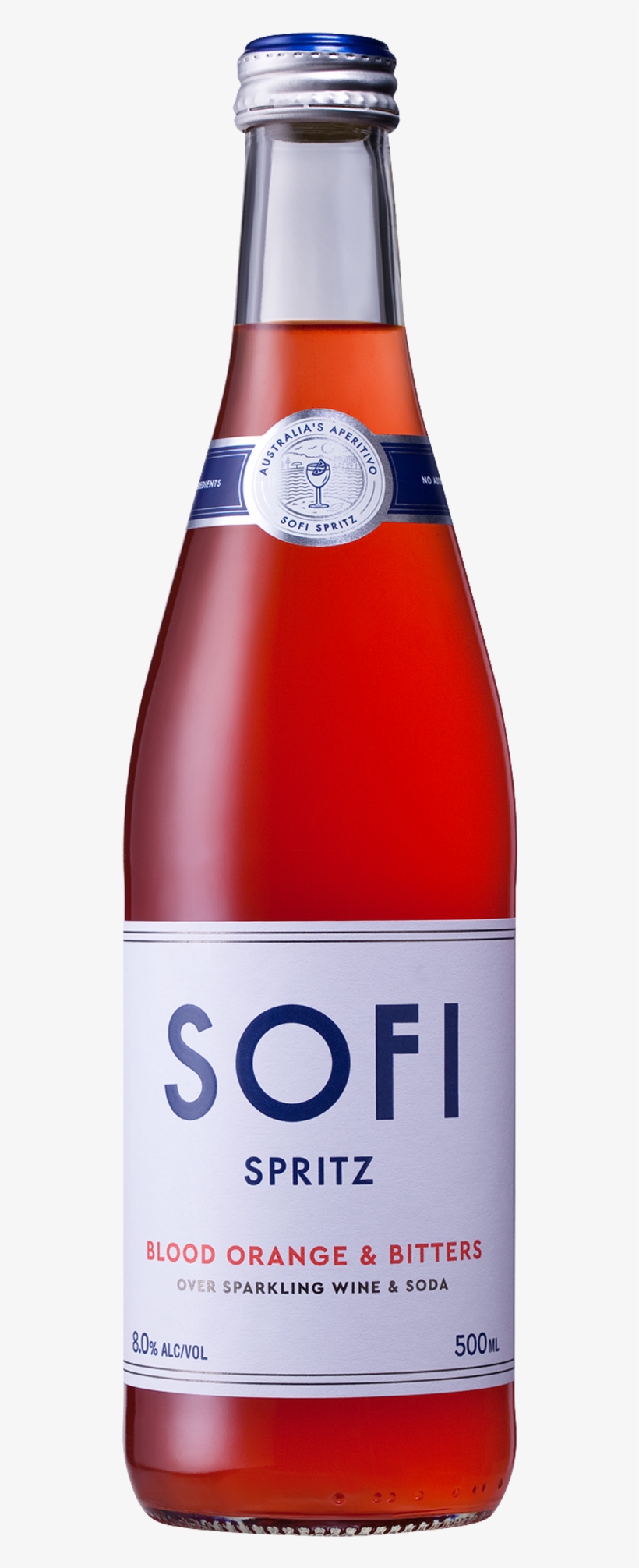 Sofi Spritz Blood Orange & Bitters Spritz 500ml, transparent png #2630501