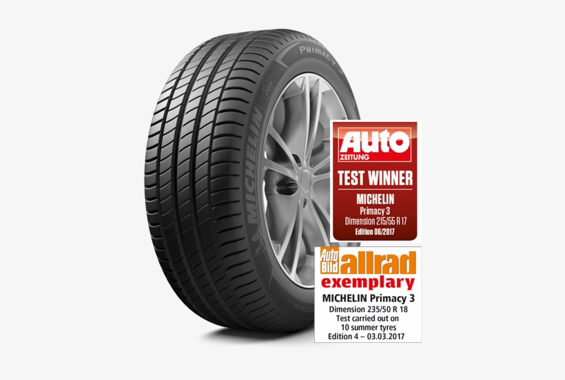 Primacy - Michelin Primacy 3 Runflat, transparent png #2630671