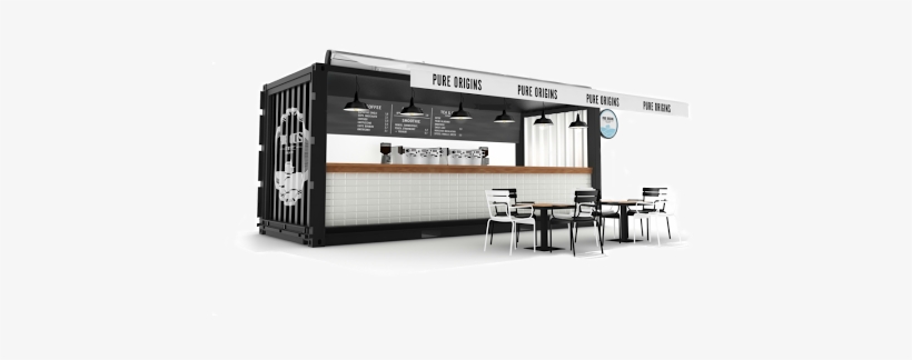 Image Result For Shipping Container Food Truck - Pure Origins, transparent png #2630700