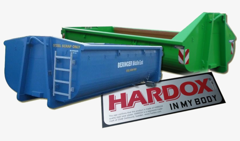 Roll On Roll Off Containers For Hook Lift Trucks - Hardox In My Body, transparent png #2630931