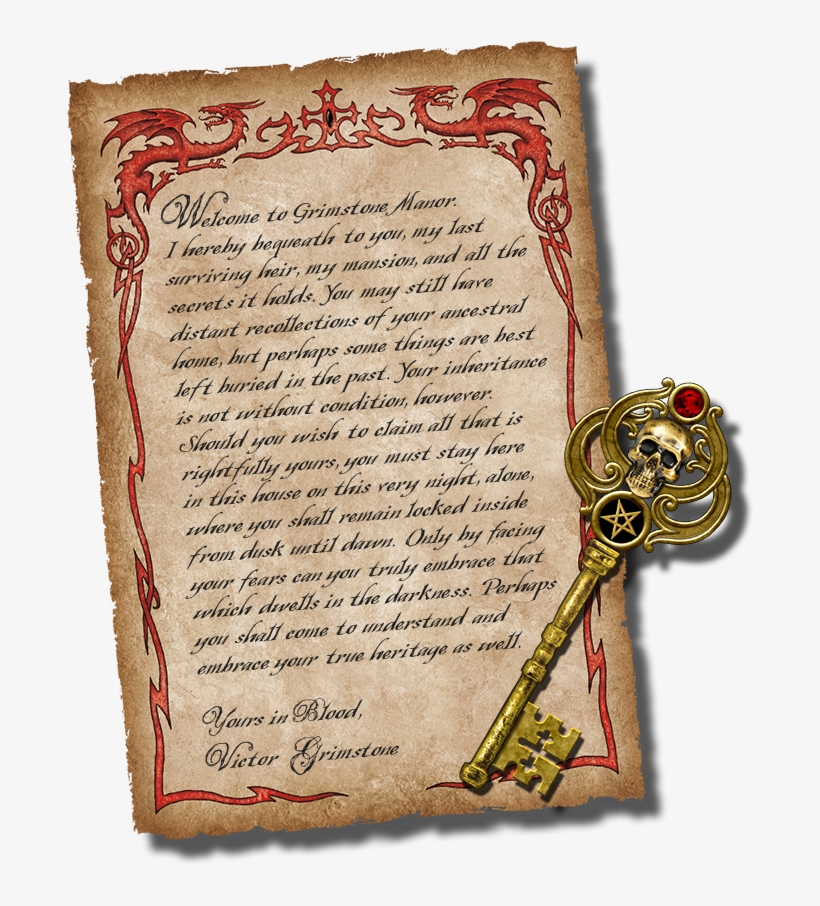 An Old Skeleton Key Unlocks The Entrance And The Front - Book, transparent png #2631368