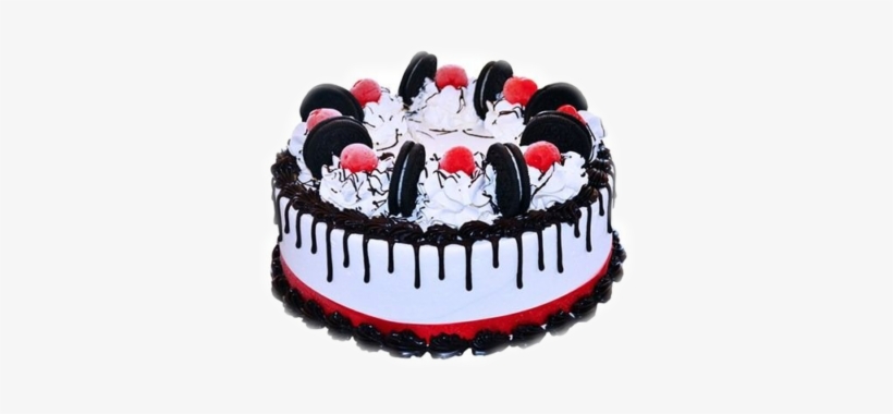 Non Chocolate Cakescrazy Black Forest Cake - Happy Birthday Ice Cream Cake, transparent png #2631427