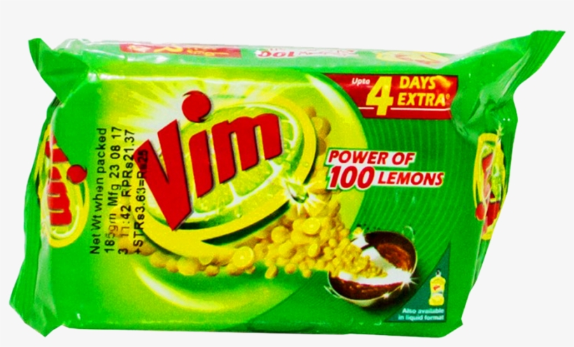 Vim Dishwash Bar Lemon & Pudina 2in1 185 Gm - Vim Dishwash Bar 75 Gm, transparent png #2632053