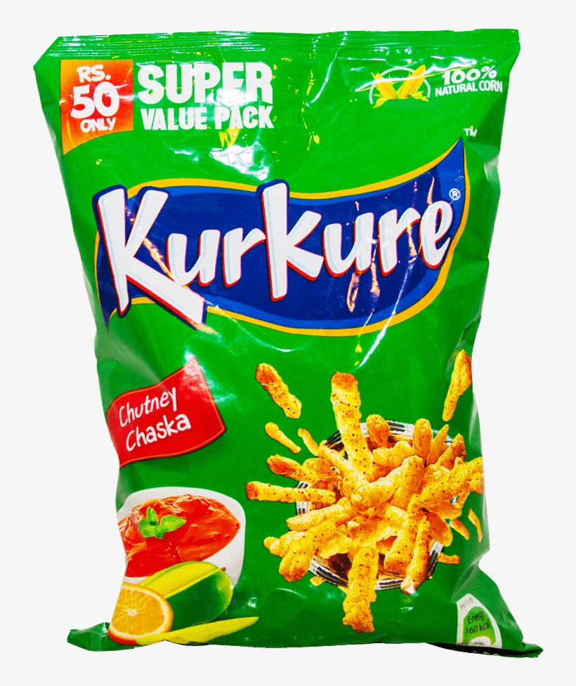 Kurkure Chips Chutney Chaska 112 Gm - Kurkure Chutney Chaska Chips, transparent png #2632165
