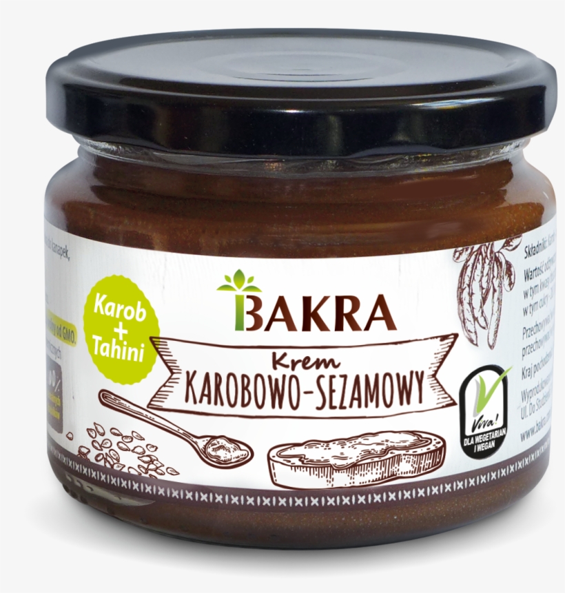Krem Karobowo-sezamowy - Krem Karobowo-sezamowy 300 G Bakra, transparent png #2632610