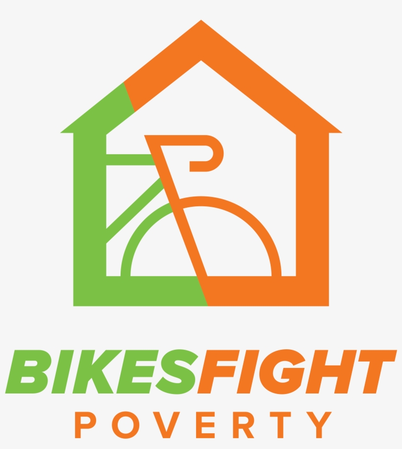 Bikes Fight Poverty Logo Centered - 1mission Bikes Fight Poverty, transparent png #2632750