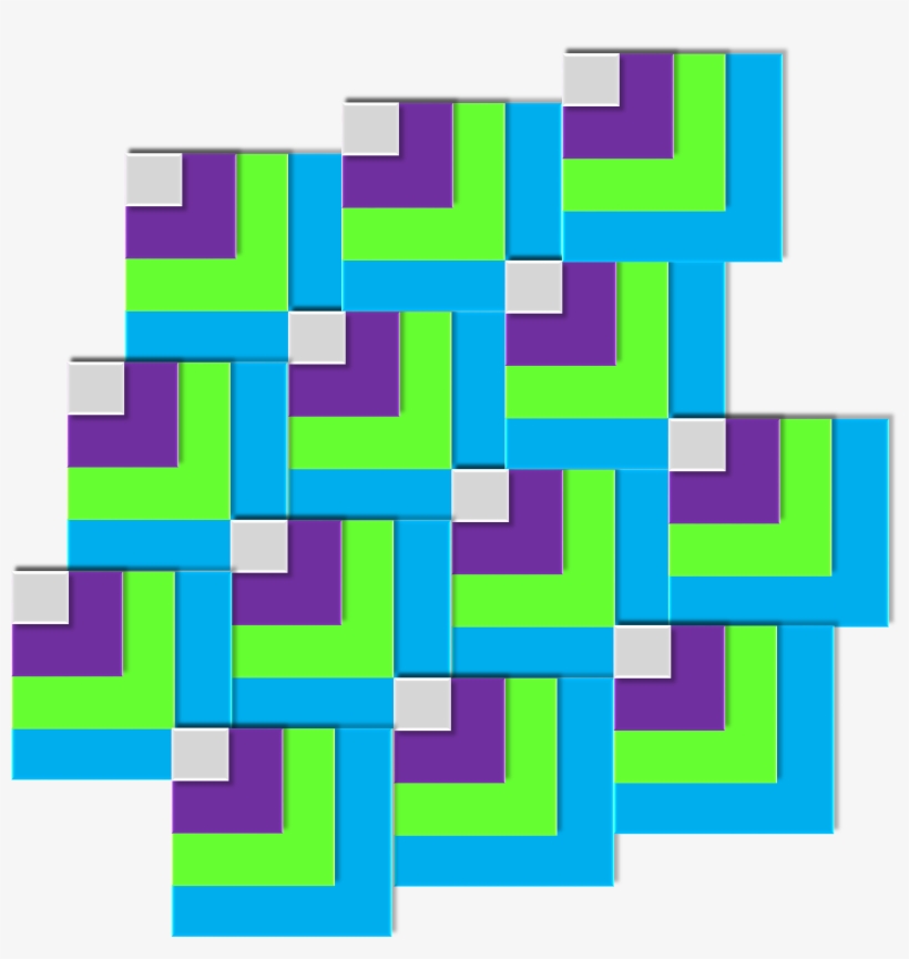 Geometric 3d Mosaic Bold Vibrant 738574 - Imagen De Mosaico Geometricos, transparent png #2633040