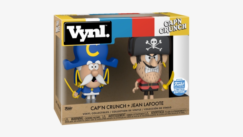 Cap'n Crunch & Jean Lafoote 2 Pack - Captain Crunch Funko Pop, transparent png #2633434