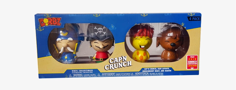 Cap'n Crunch, Jean Lafoote, Crunchberry Beast, & Seadog - Cap'n Crunch, transparent png #2633572