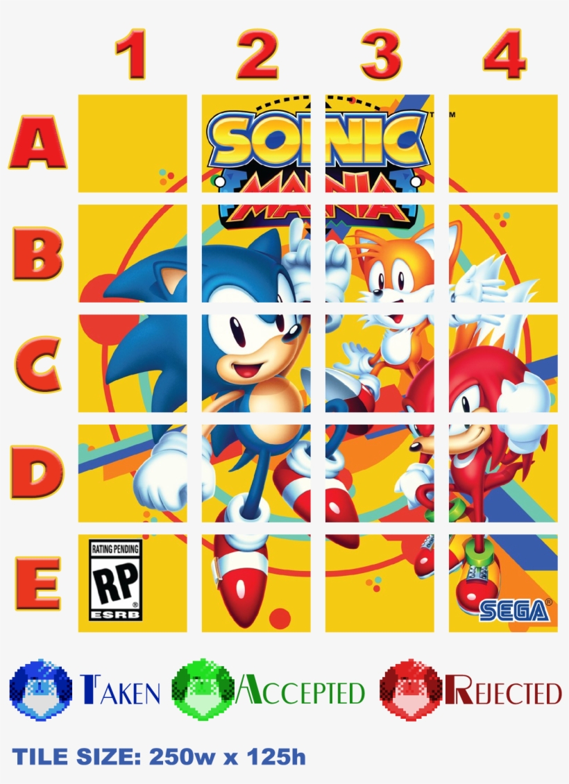 Sonic Mania Mosaic - Sonic Mania (pc Win) De (download), transparent png #2633934