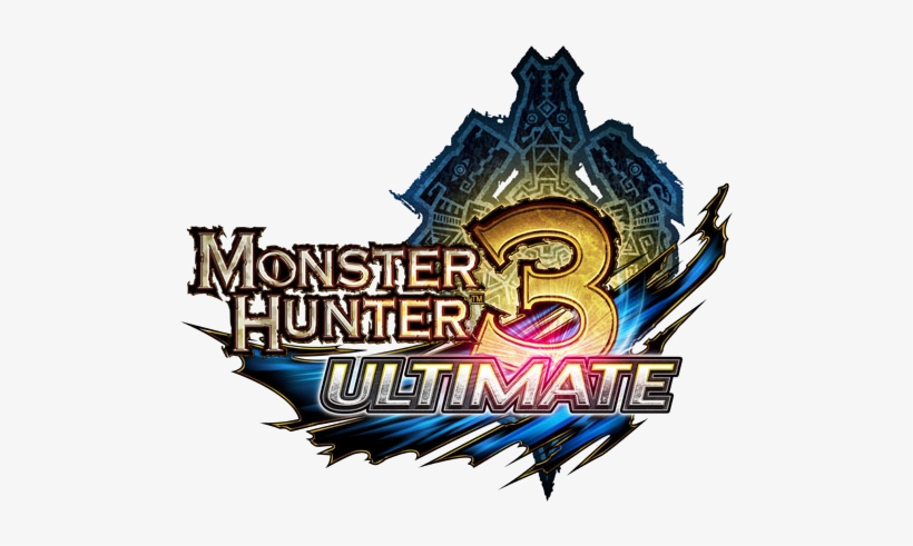 Monster Hunter 3 Ultimate Logo - Monster Hunter 3 Ultimate Logo Png, transparent png #2634262