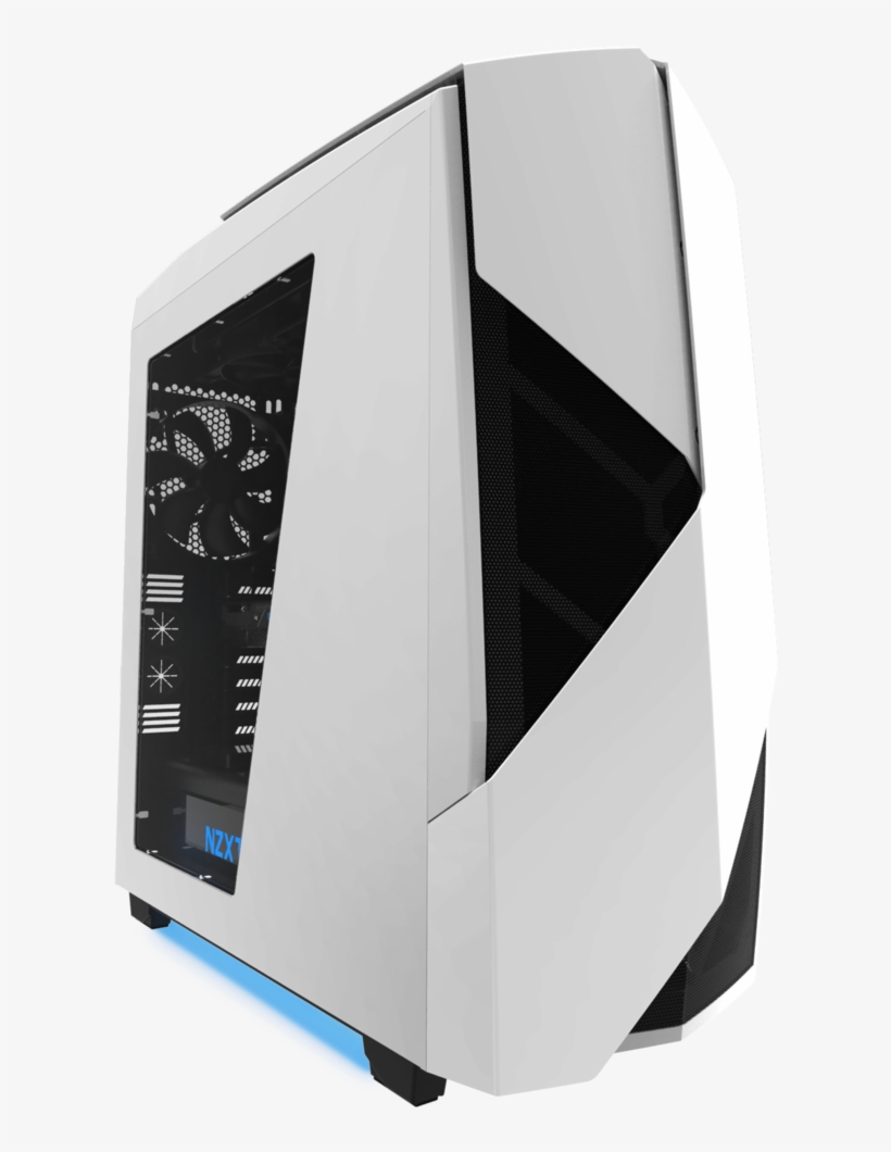 N450 White Main2 - Nzxt Noctis 450, transparent png #2634499