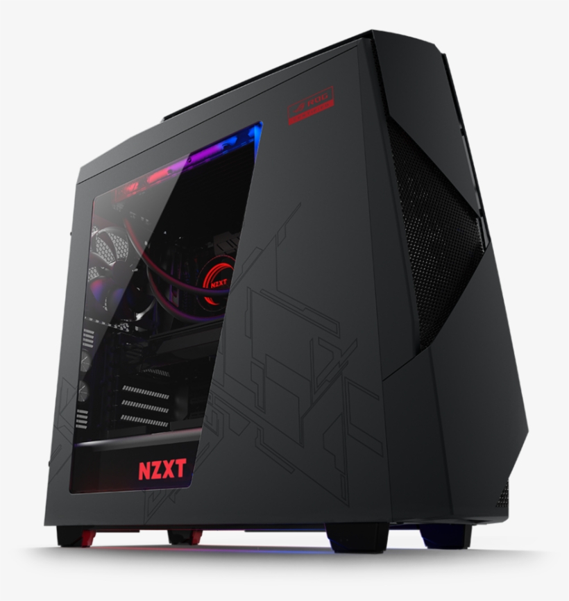 Nzxt Announce Noctis 450 Rog Special Edition Case - Noctis 450 Rog, transparent png #2634596
