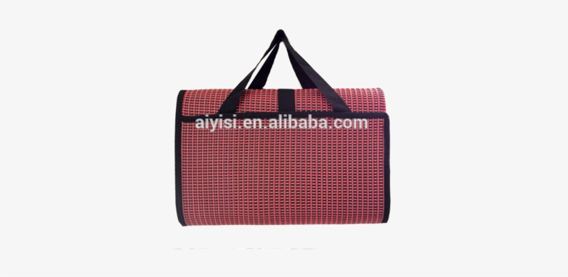 Cheap Beach Bag With Mat Woven Plastic Outdoor Mats - Picnic, transparent png #2634639