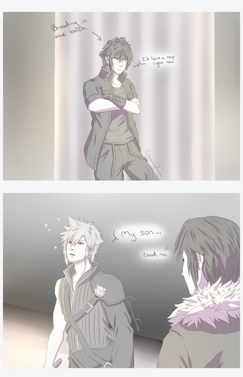 I'm Going To Adopt Him Squall - Cloud Squall Noctis, transparent png #2634820