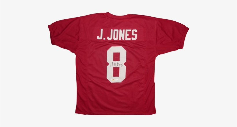 Julio Jones Autographed Alabama Crimson Tide - Autographed Julio Jones Jersey - Maroon #8 Custom Jsa, transparent png #2634892