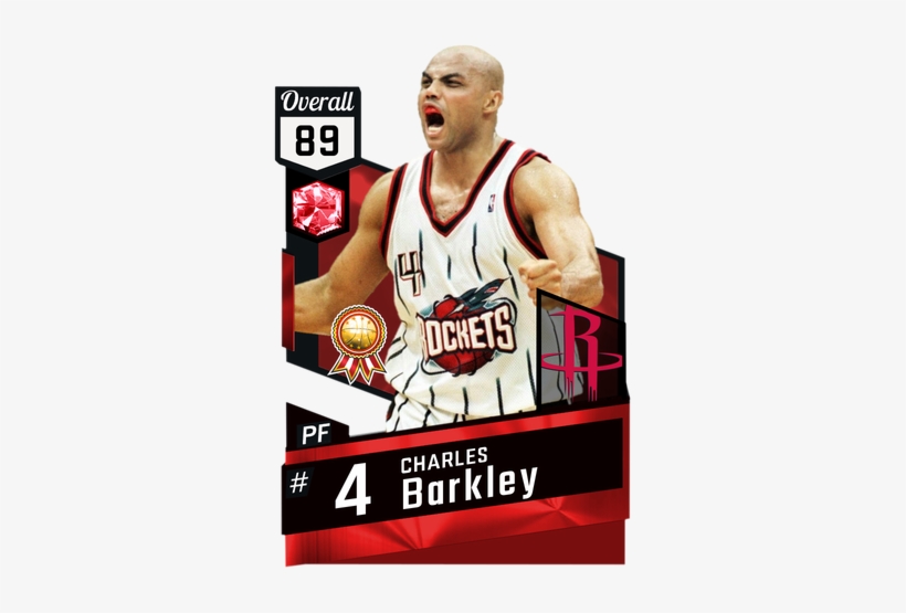 89 Charles Barkley - Charles Barkley 2k17 Card, transparent png #2635146