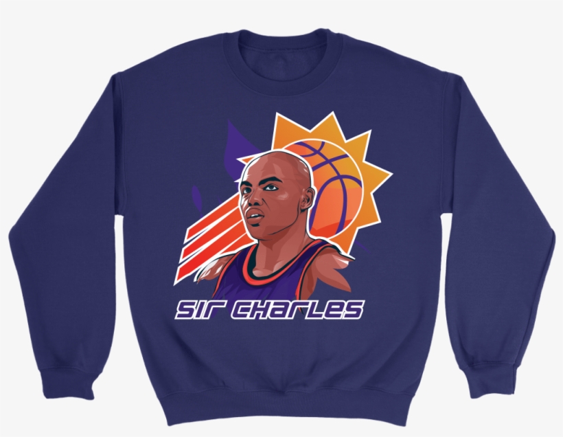 Crewneck Sweatshirt / Purple / S Sir Charles Barkley - College Dropout Crew Neck, transparent png #2635148