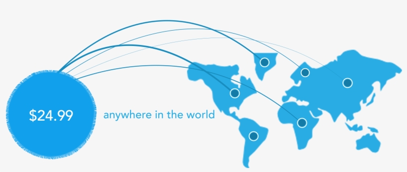 **pricing Includes Shipping Fees** - Generic World Map, transparent png #2635297