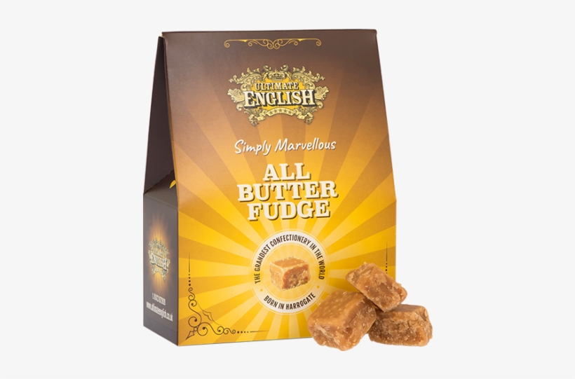 Ultimate English All Butter Fudge - Ultimate English Salted Caramel Fudge 150g, transparent png #2635388