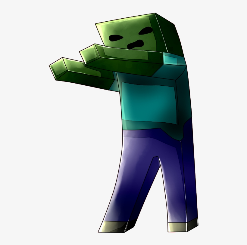 Enderman Transparent Minecraft Zombie - Minecraft Animation Zombie Png, transparent png #2635476