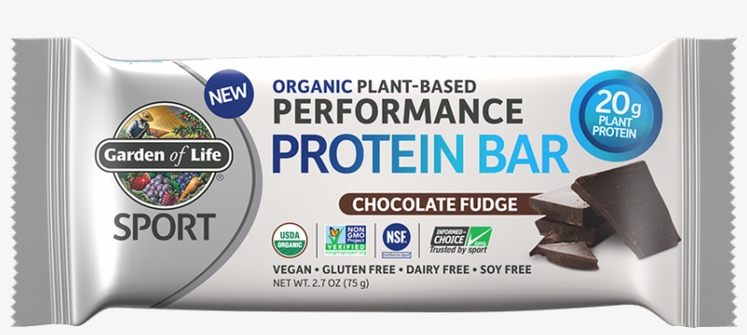 Sport Organic Plant-based Performance Protein Bars - Garden Of Life - Sport Organic Plant-based Performance, transparent png #2635688
