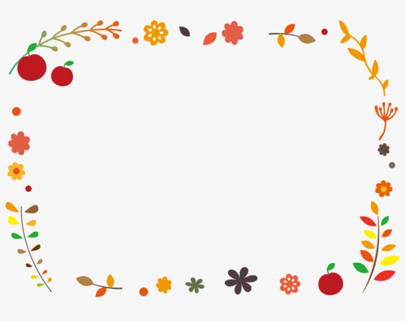 Http Season Freeillust Com Img Autumn Frame 秋 イラスト フレーム 無料 Free Transparent Png Download Pngkey