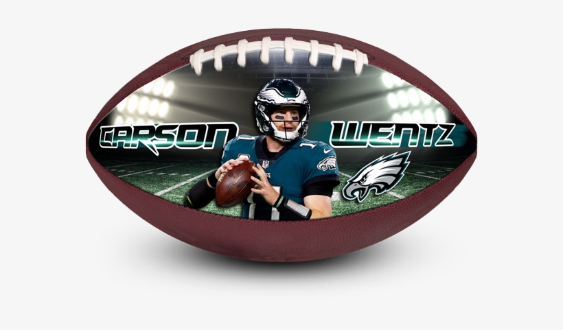 Are You Searching For The Most Amazing Carson Wentz - Make-a-ball Custom Design Your Own Personalized Customized, transparent png #2636211