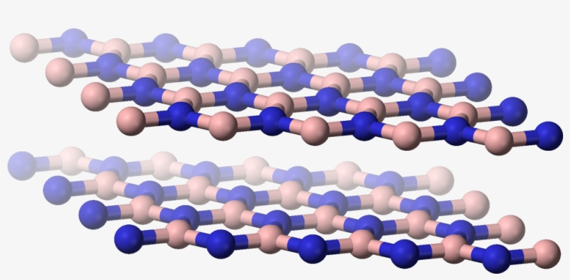 Two Alternately Stacked Layers Of Hexagonal Boron Nitride - Hexagonal Boron Nitride, transparent png #2636339